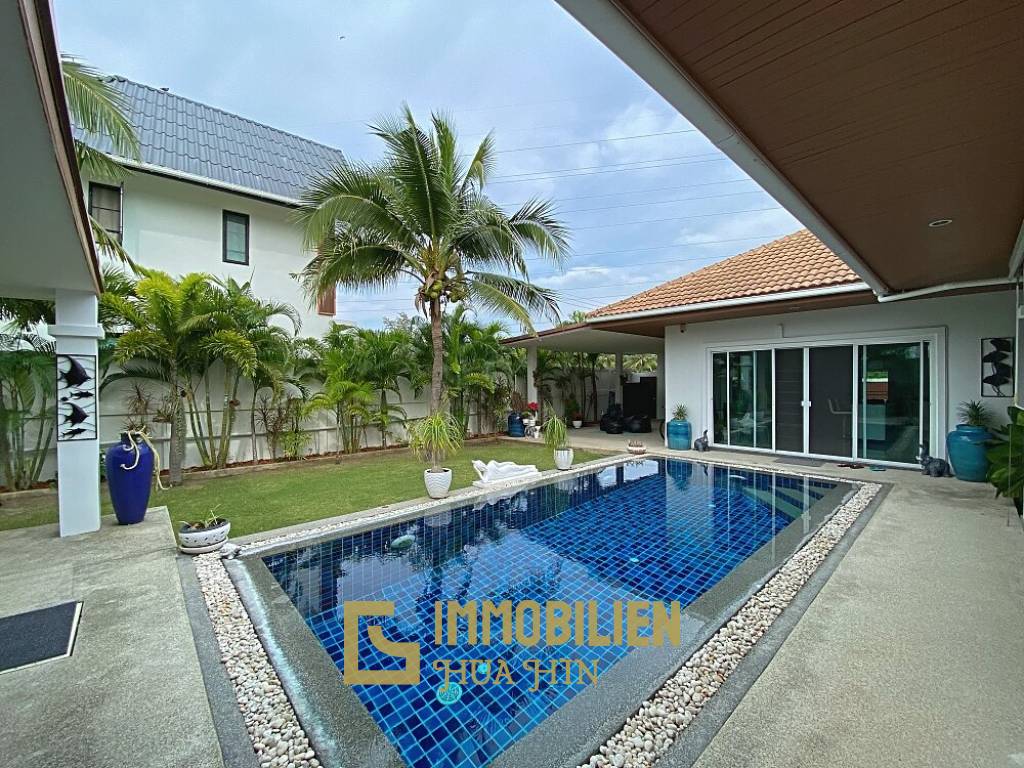 Lovely 3 Bed 3 Bath Private Pool Villa For Sale in Soi 88 with Extra Land