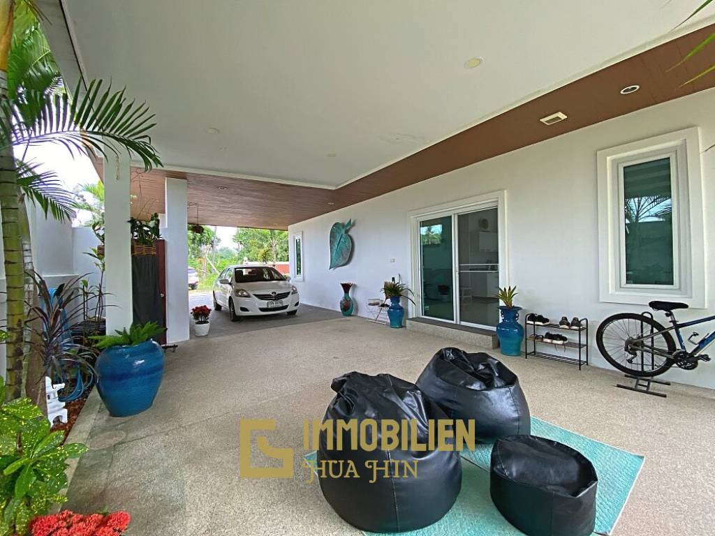 Lovely 3 Bed 3 Bath Private Pool Villa For Sale in Soi 88 with Extra Land