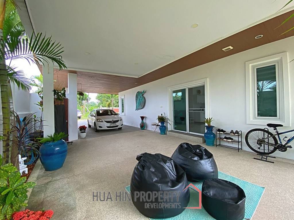 Lovely 3 Bed 3 Bath Private Pool Villa For Sale in Soi 88 with Extra Land