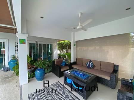 Lovely 3 Bed 3 Bath Private Pool Villa For Sale in Soi 88 with Extra Land