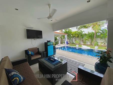 Lovely 3 Bed 3 Bath Private Pool Villa For Sale in Soi 88 with Extra Land