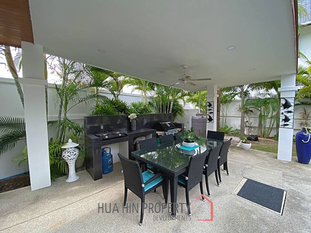 Lovely 3 Bed 3 Bath Private Pool Villa For Sale in Soi 88 with Extra Land