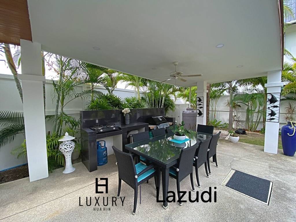 Lovely 3 Bed 3 Bath Private Pool Villa For Sale in Soi 88 with Extra Land