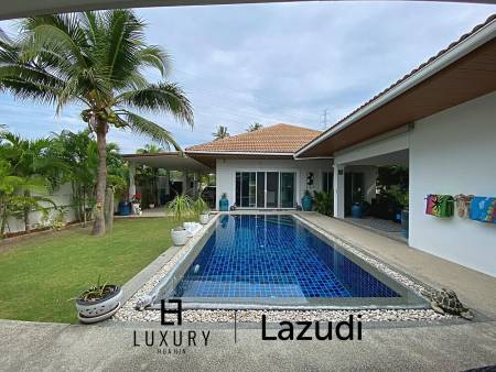 Lovely 3 Bed 3 Bath Private Pool Villa For Sale in Soi 88 with Extra Land