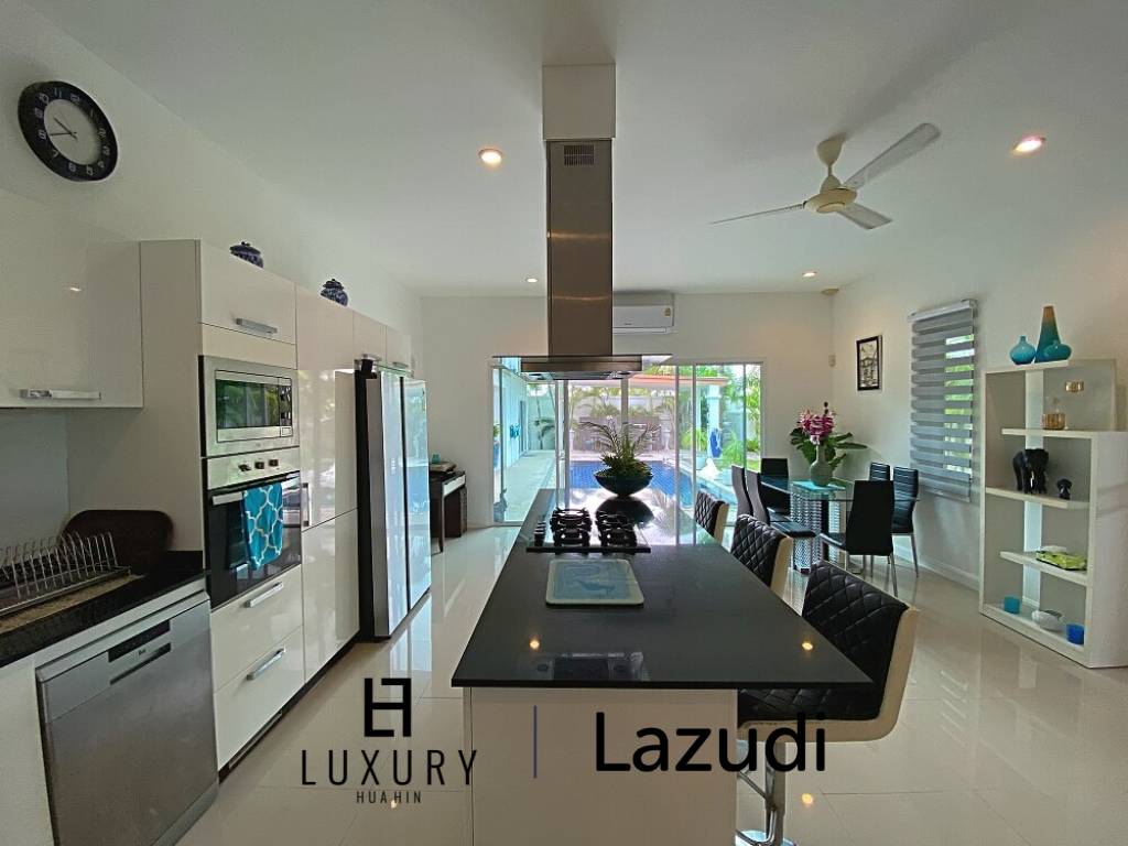 Lovely 3 Bed 3 Bath Private Pool Villa For Sale in Soi 88 with Extra Land