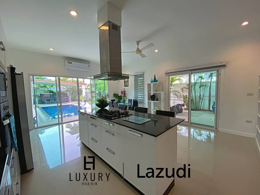 Lovely 3 Bed 3 Bath Private Pool Villa For Sale in Soi 88 with Extra Land