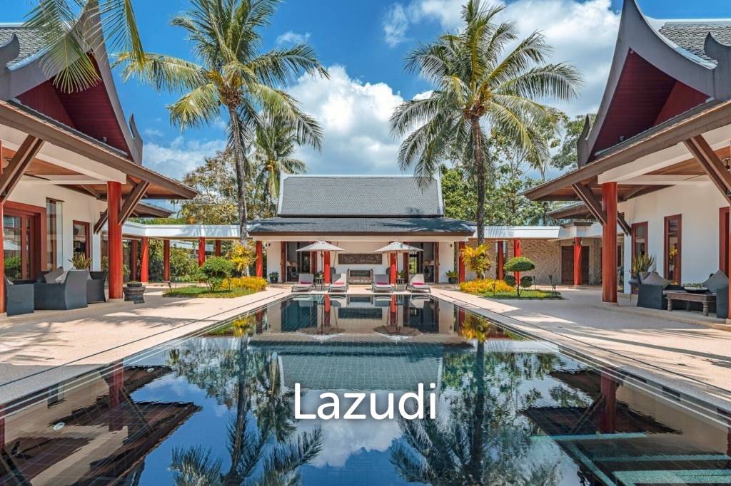 4 Bed Majestic Garden Pool Villa For Sale Near Bangtao Beach