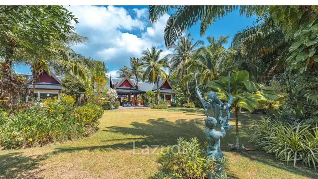 4 Bed Majestic Garden Pool Villa For Sale Near Bangtao Beach