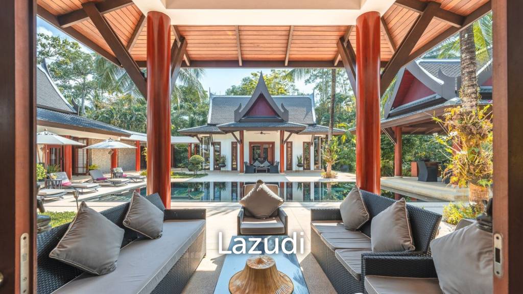 4 Bed Majestic Garden Pool Villa For Sale Near Bangtao Beach