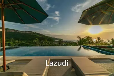 Seaside Splendor: Luxurious 4-Bedroom Sea View Villa in Koh Phangan