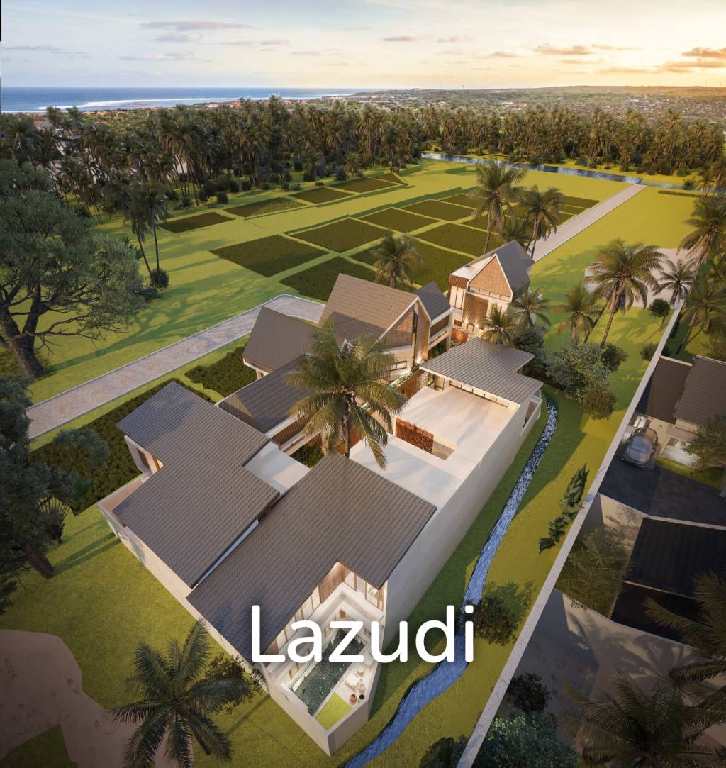 Beautiful new Development in Kedungu with Rice Field views for Freehold purchase