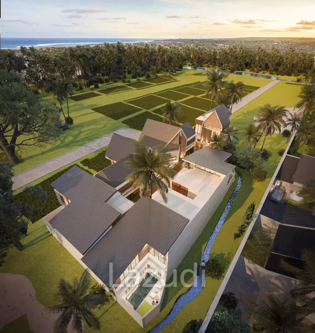 Beautiful new Development in Kedungu with Rice Field views for Freehold purchase