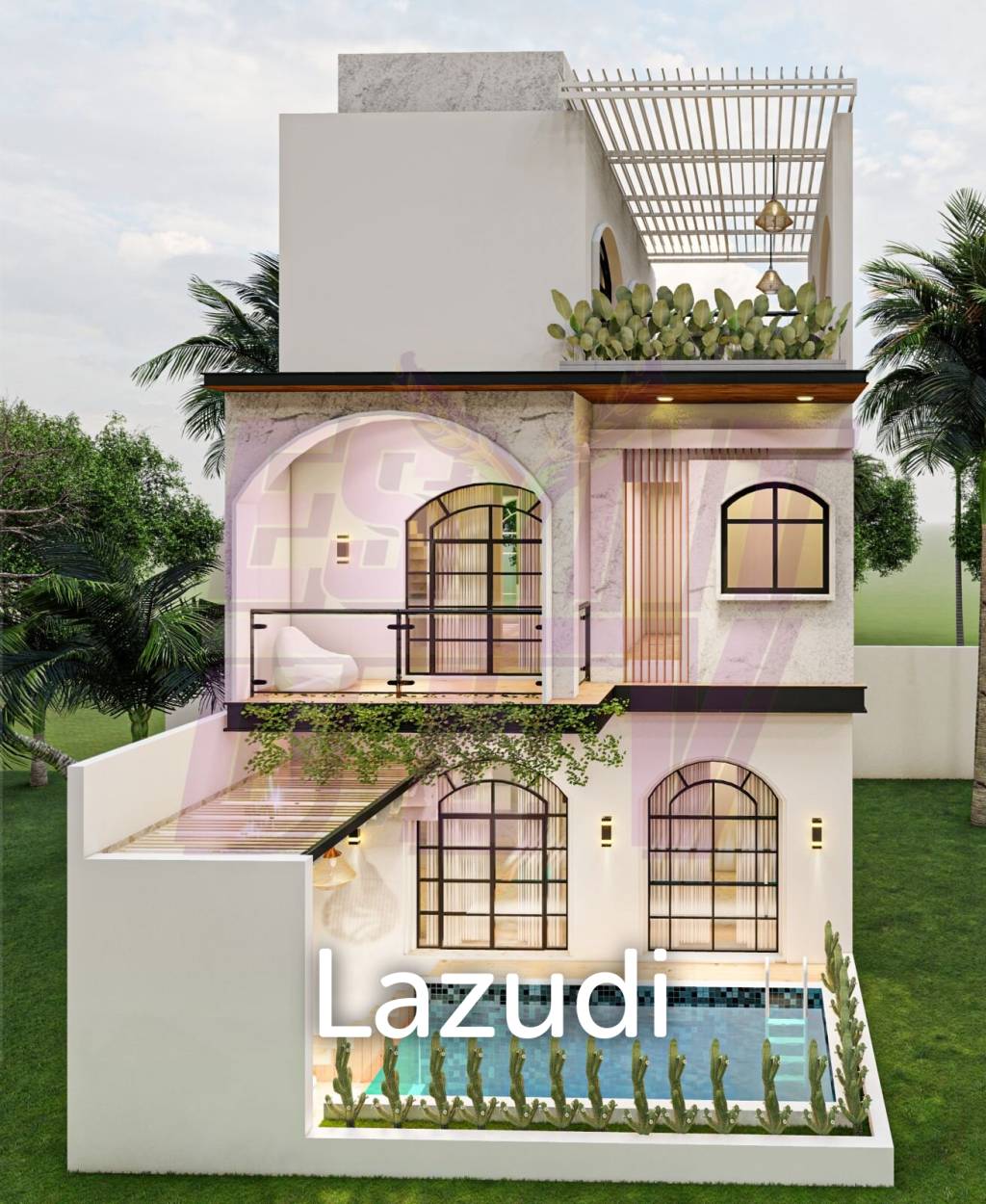 Great ricefield view villa in Canggu