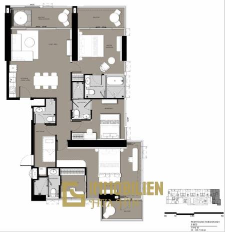 Penthouse 4 Bed 146.08 SQ.M VEHHA