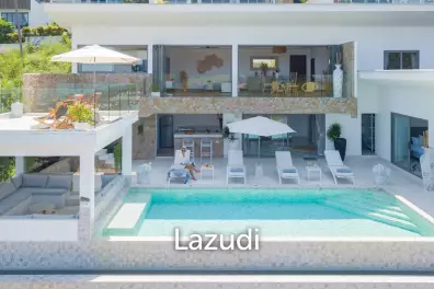 Stunning 5-Bed Sea View Villa in Bo Phut Hill