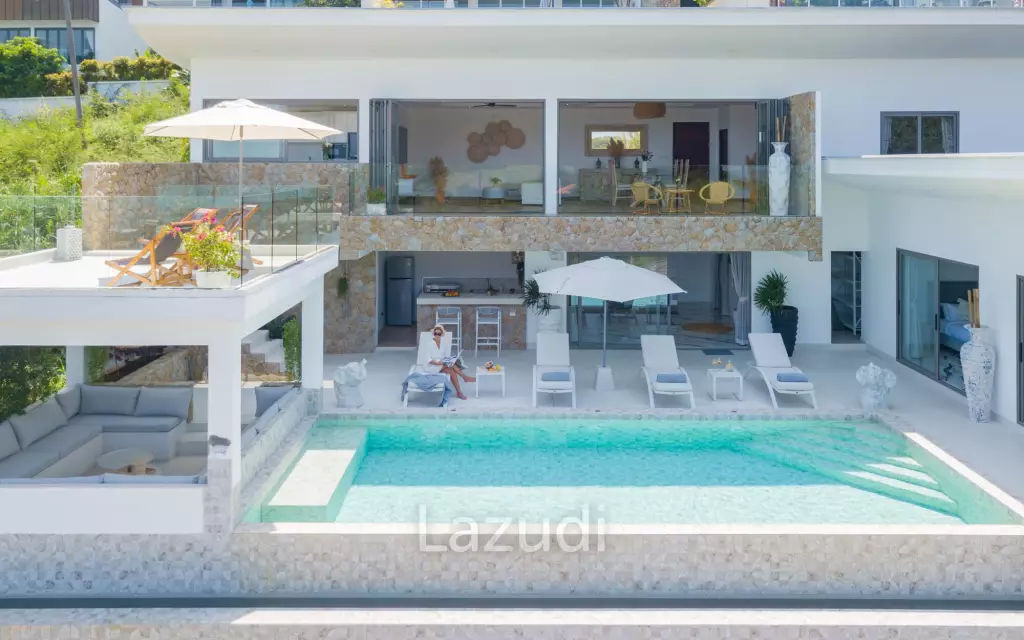 Stunning 5-Bed Sea View Villa in Bo Phut Hill