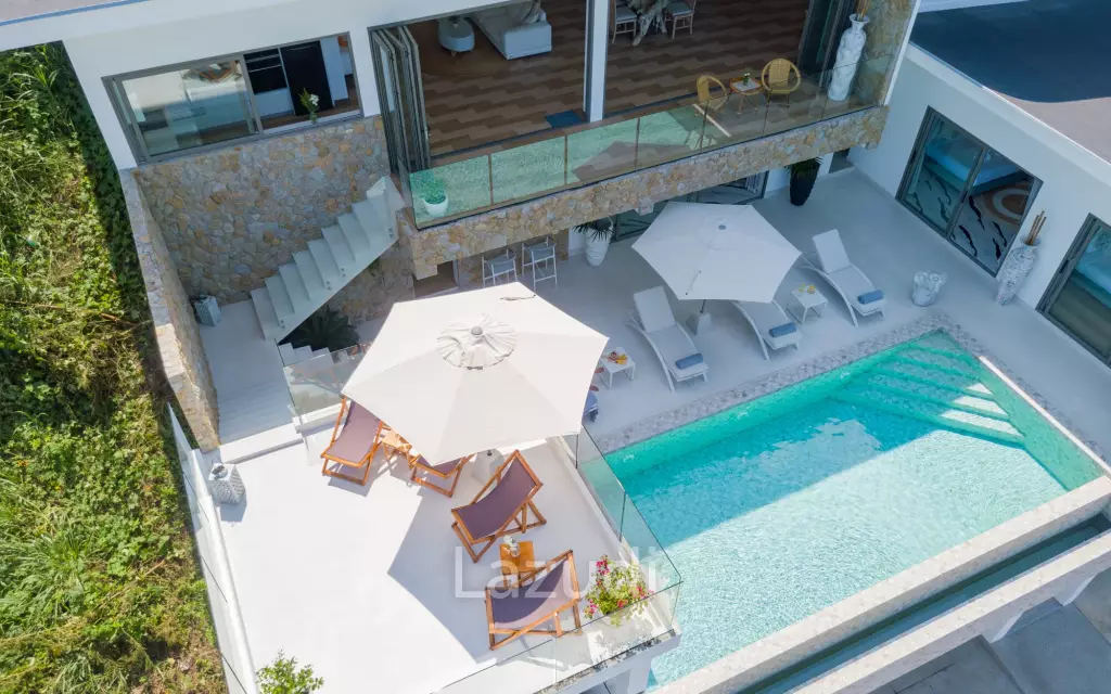 Stunning 5-Bed Sea View Villa in Bo Phut Hill