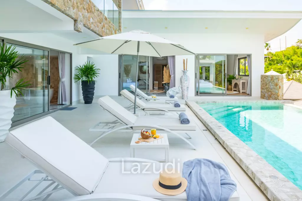Stunning 5-Bed Sea View Villa in Bo Phut Hill