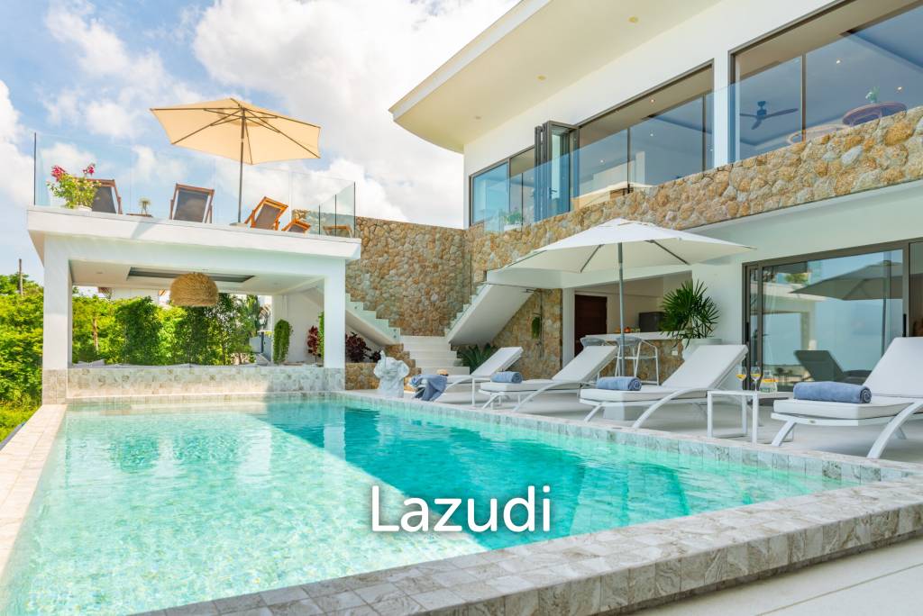 Stunning 5-Bed Sea View Villa in Bo Phut Hill