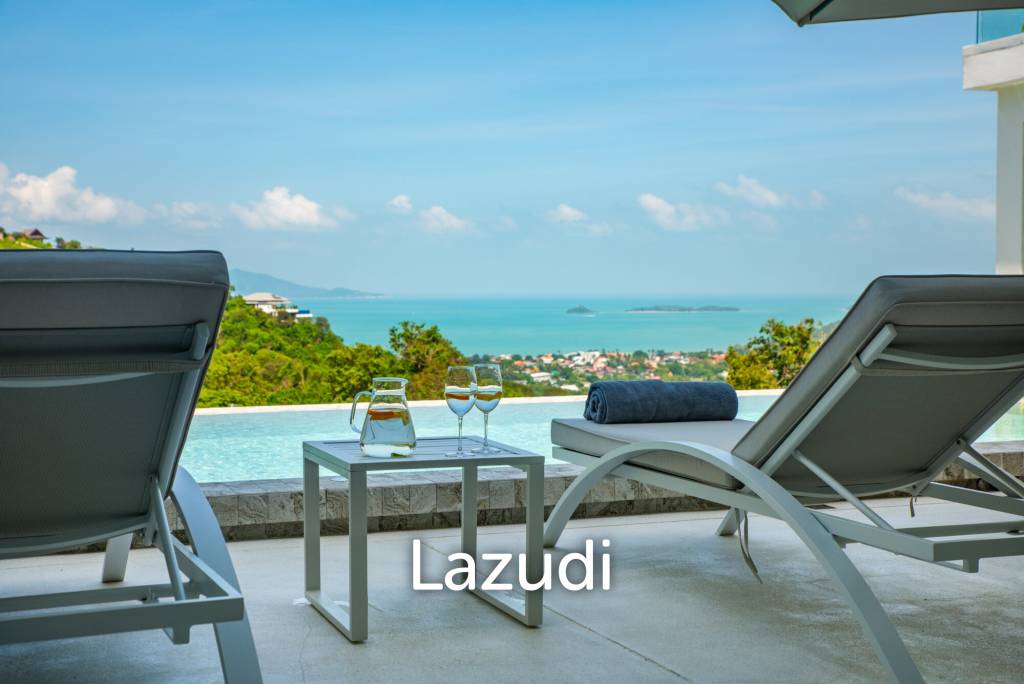 Stunning 5-Bed Sea View Villa in Bo Phut Hill
