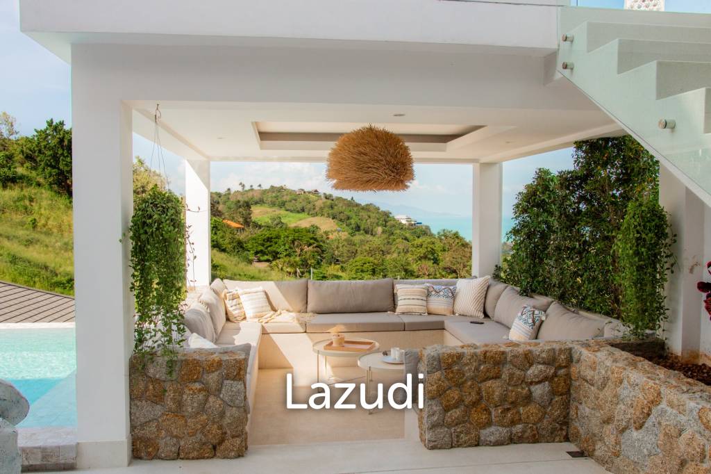 Stunning 5-Bed Sea View Villa in Bo Phut Hill