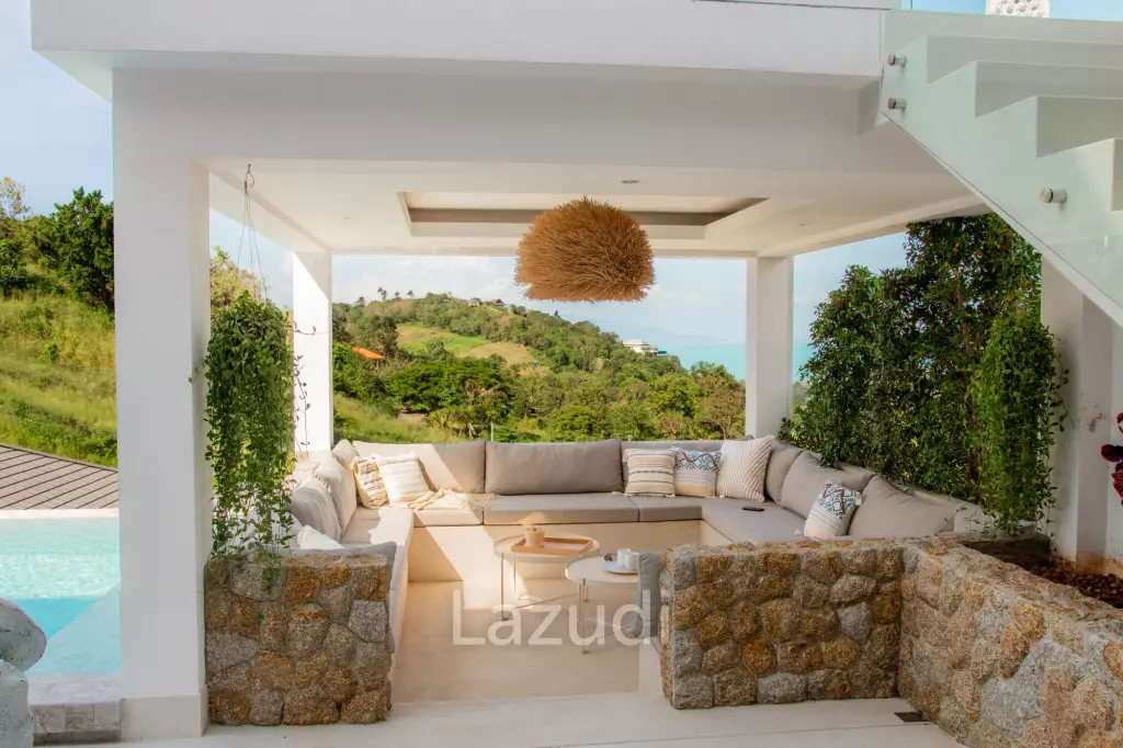Stunning 5-Bed Sea View Villa in Bo Phut Hill