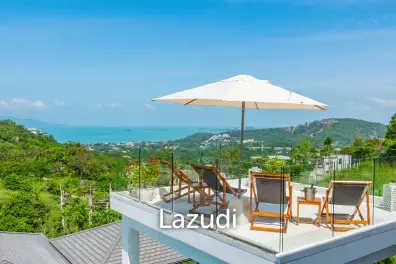 Stunning 5-Bed Sea View Villa in Bo Phut Hill