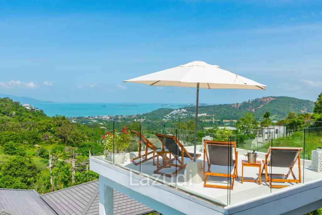 Stunning 5-Bed Sea View Villa in Bo Phut Hill