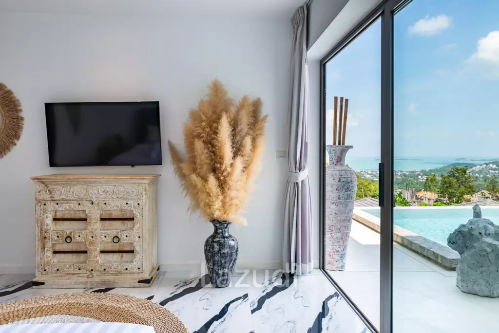 Stunning 5-Bed Sea View Villa in Bo Phut Hill