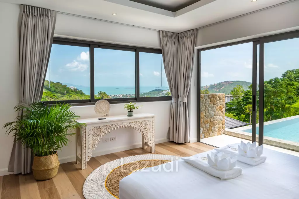 Stunning 5-Bed Sea View Villa in Bo Phut Hill