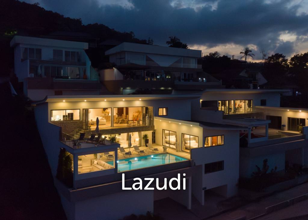 Stunning 5-Bed Sea View Villa in Bo Phut Hill
