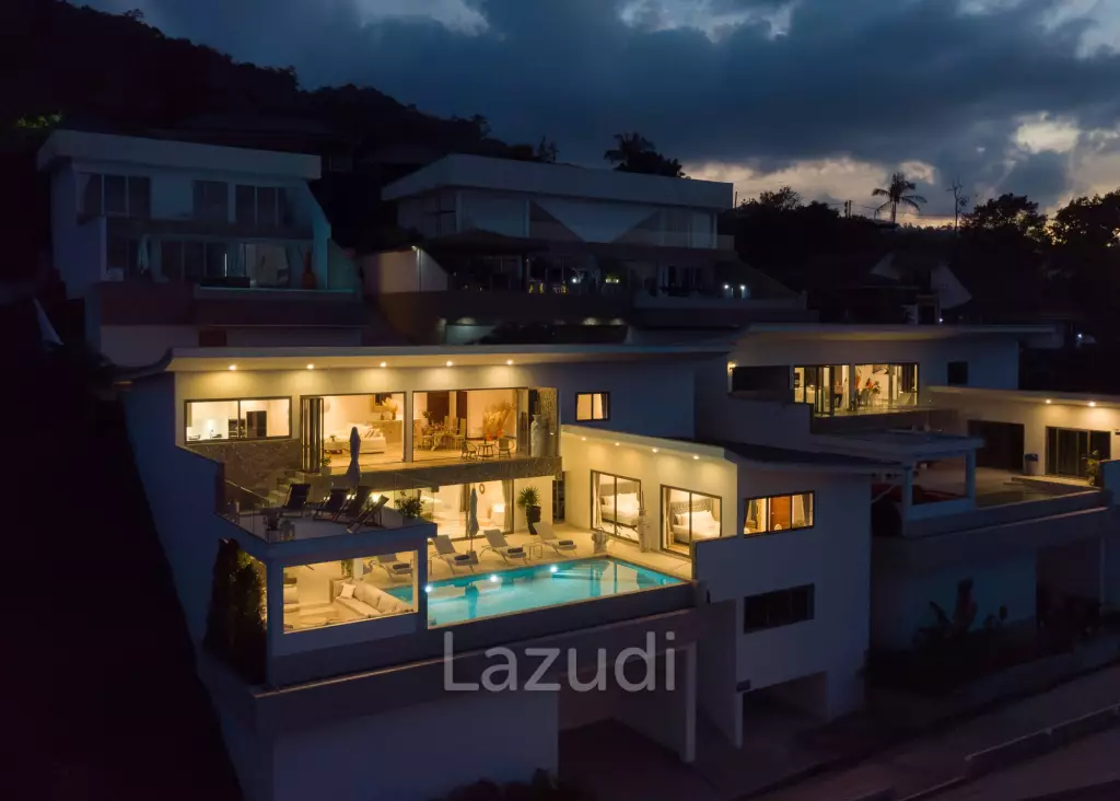 Stunning 5-Bed Sea View Villa in Bo Phut Hill