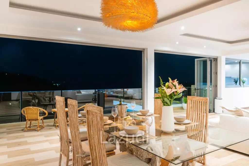 Stunning 5-Bed Sea View Villa in Bo Phut Hill