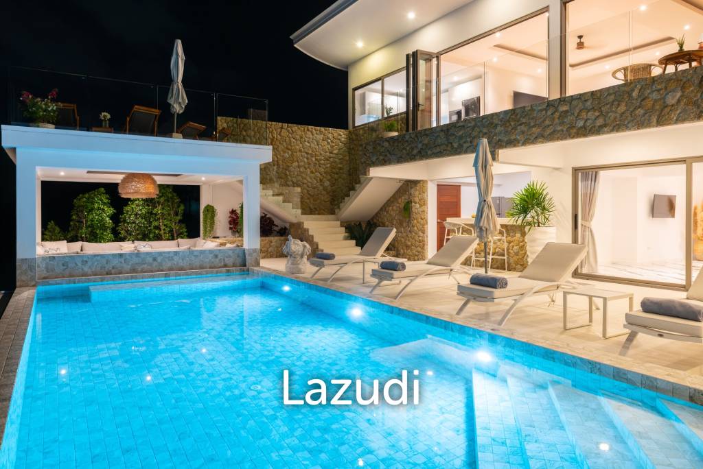 Stunning 5-Bed Sea View Villa in Bo Phut Hill