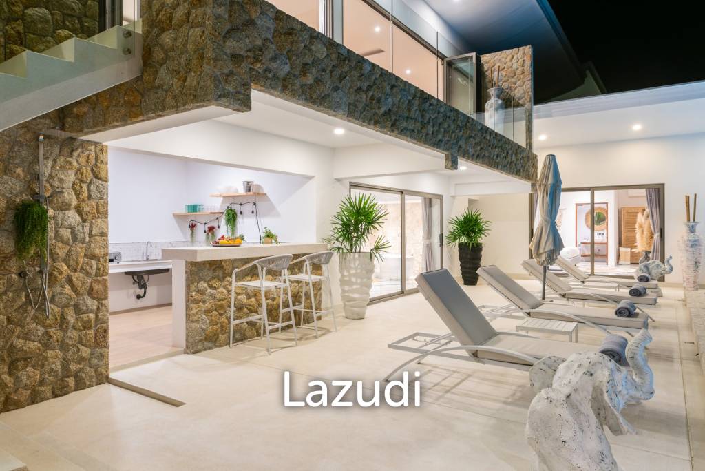 Stunning 5-Bed Sea View Villa in Bo Phut Hill