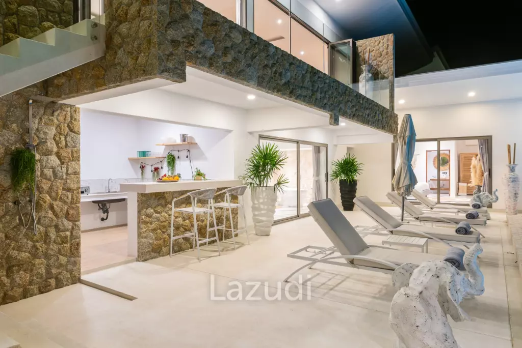 Stunning 5-Bed Sea View Villa in Bo Phut Hill