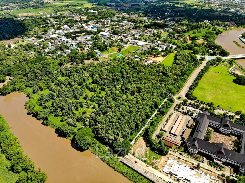 Land adjacted to river with teak trees for sale
