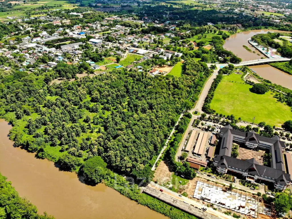 Land adjacted to river with teak trees for sale