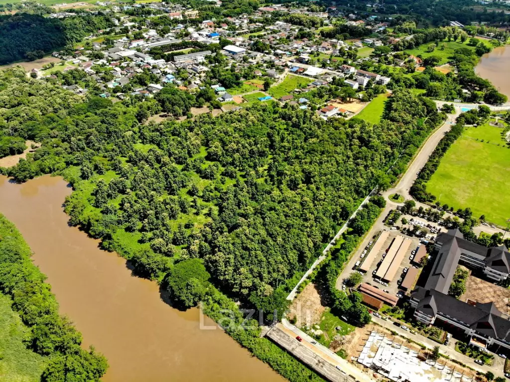 Land adjacted to river with teak trees for sale