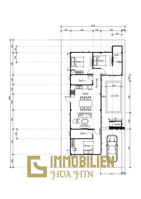 200 metro cuadrado 3 ` 3 Baño Villa de Venta