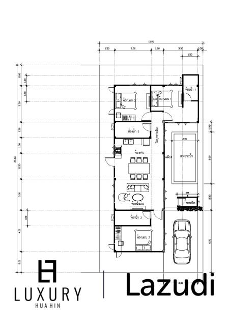 400 Kvm 3 Seng 3 Bad Villa for Salg