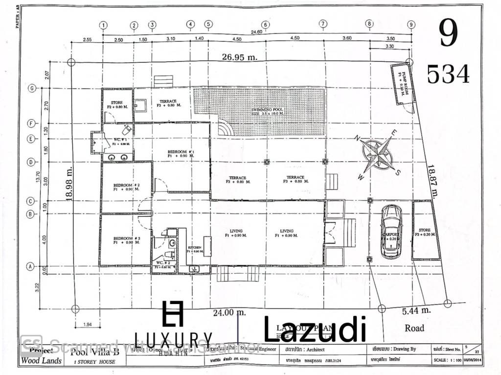 534 平方米 3 床 房子 对于 销售