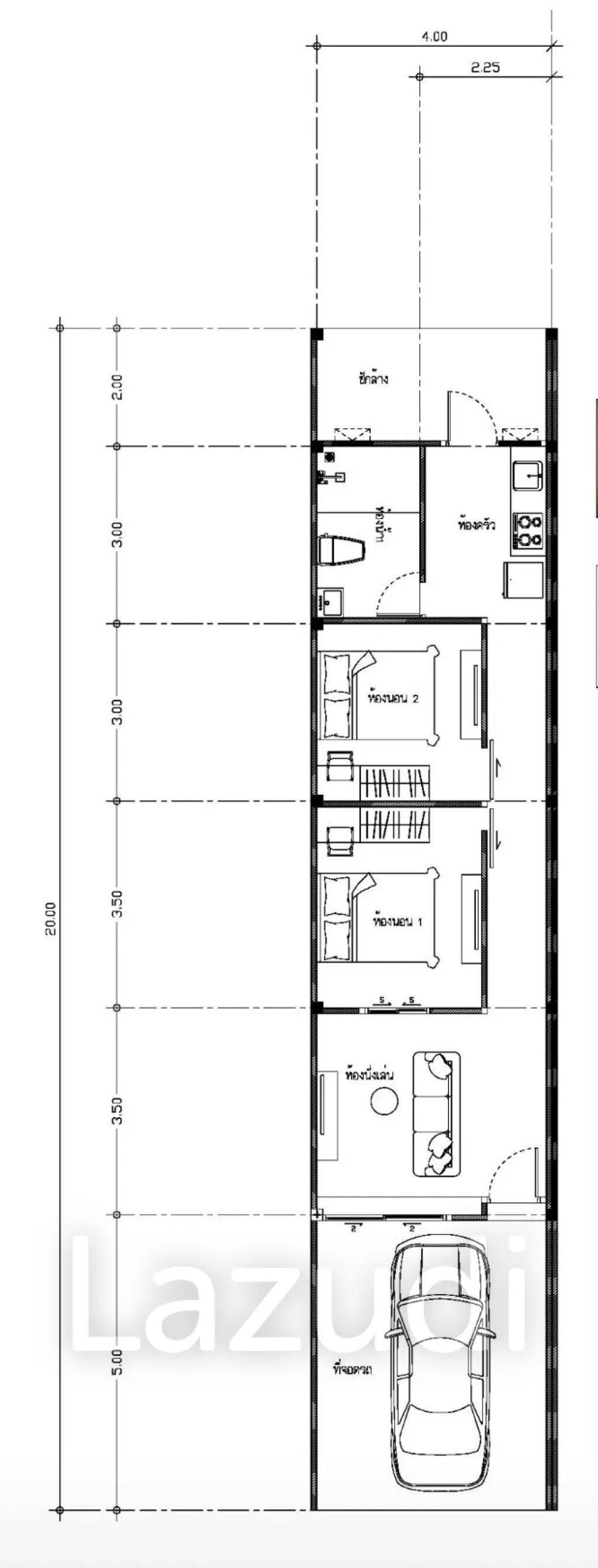 2 Bed 1 Bath 70 SQ.M MP House Asset