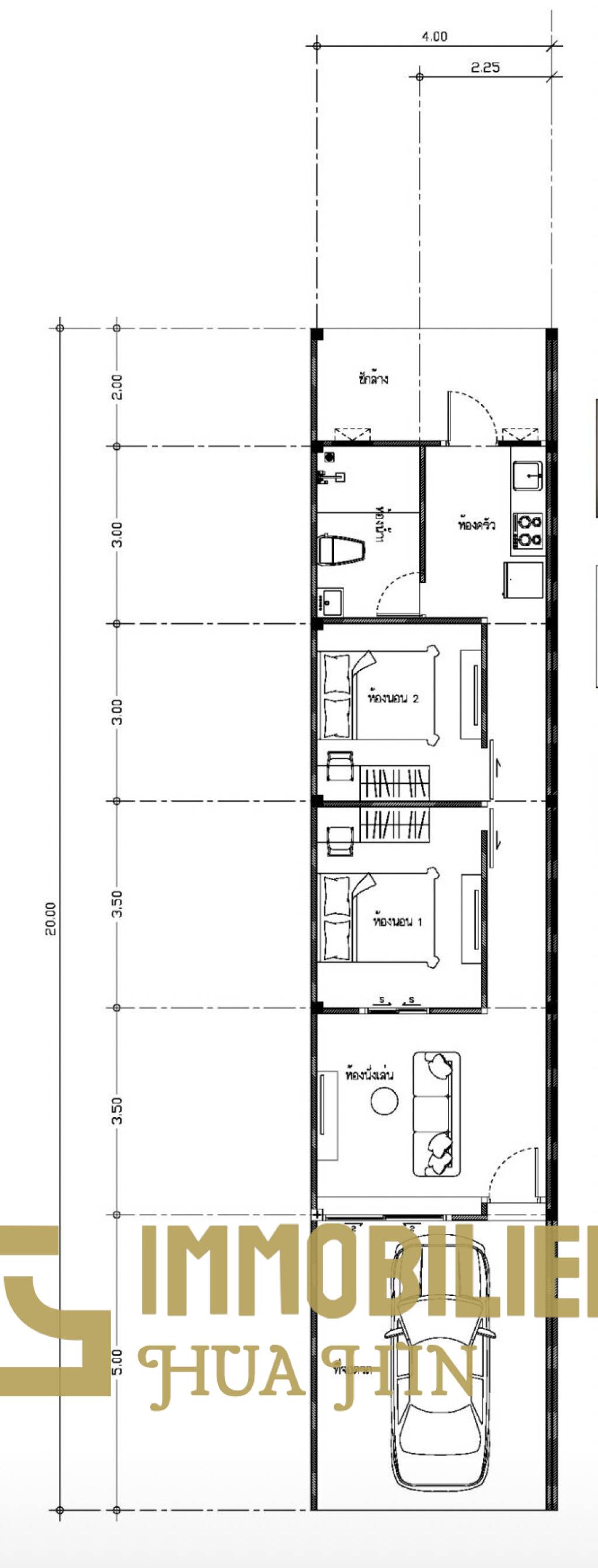 80 qm 2 Bett 1 Bad Stadthaus Für Verkauf