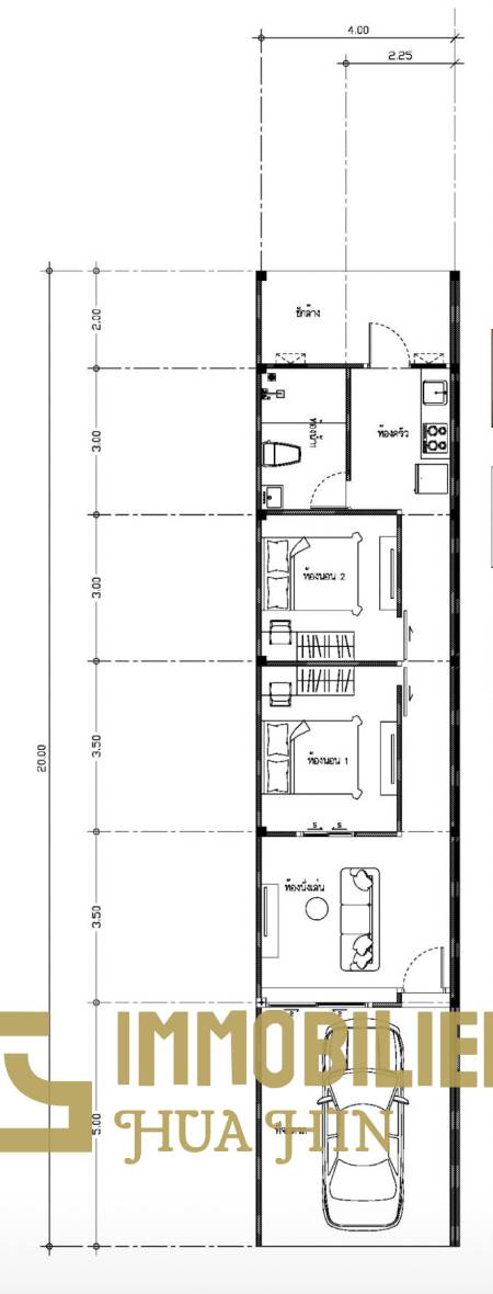 80 qm 2 Bett 1 Bad Stadthaus Für Verkauf