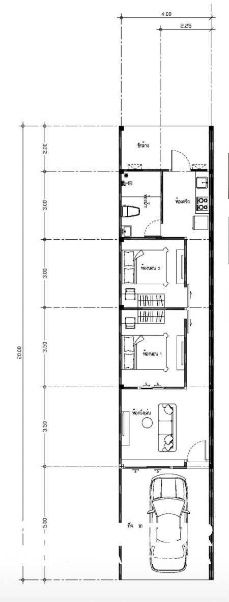 2 Bed 1 Bath 70 SQ.M MP House Asset