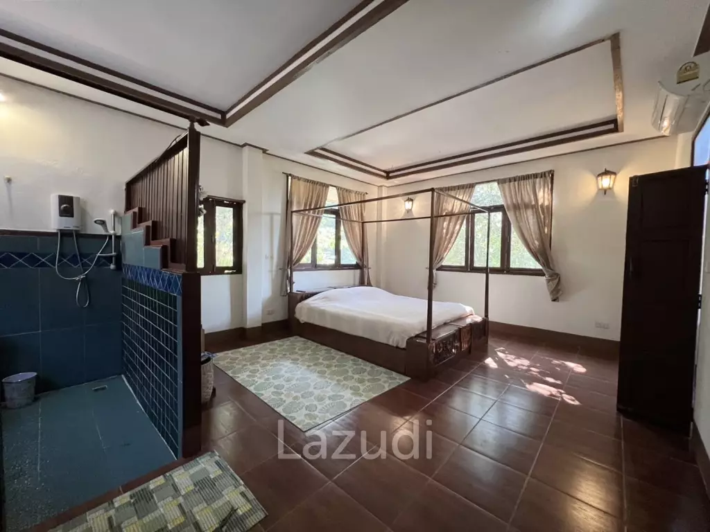 บ้าน 2 ชั้น 3 ห้องนอนให้เช่าใกล้ตัวเมืองเชียงราย