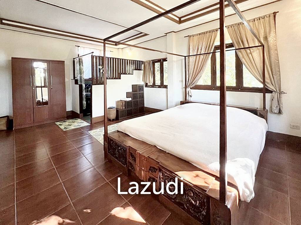 บ้าน 2 ชั้น 3 ห้องนอนให้เช่าใกล้ตัวเมืองเชียงราย