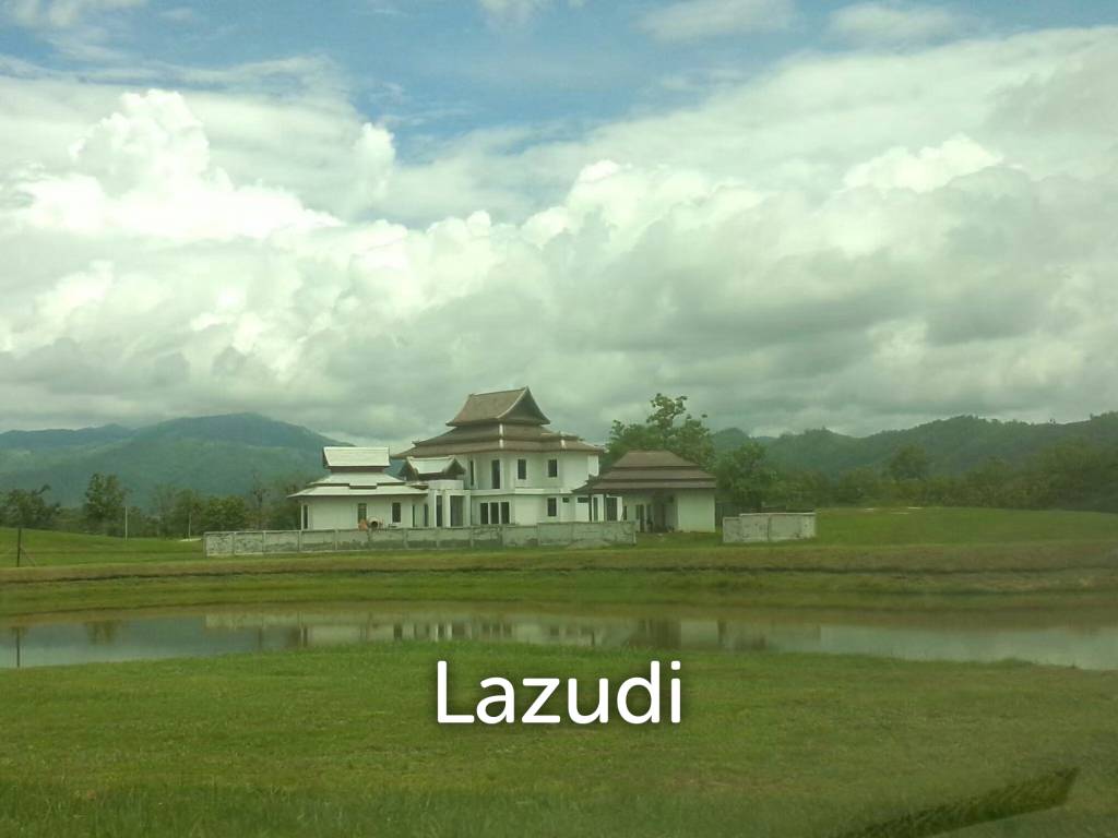 50% REDUCED - 483m2 - 60% complete Thai estate in Mae Taeng