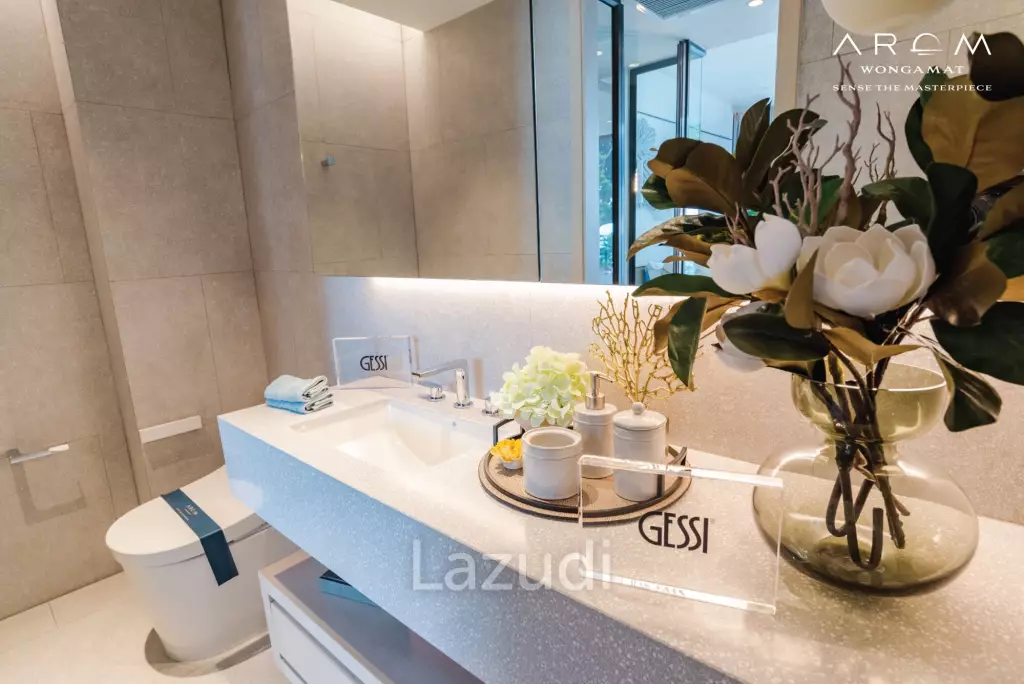 1 Bed 1 Bath 54.54 SQ.M. Arom Wongamat